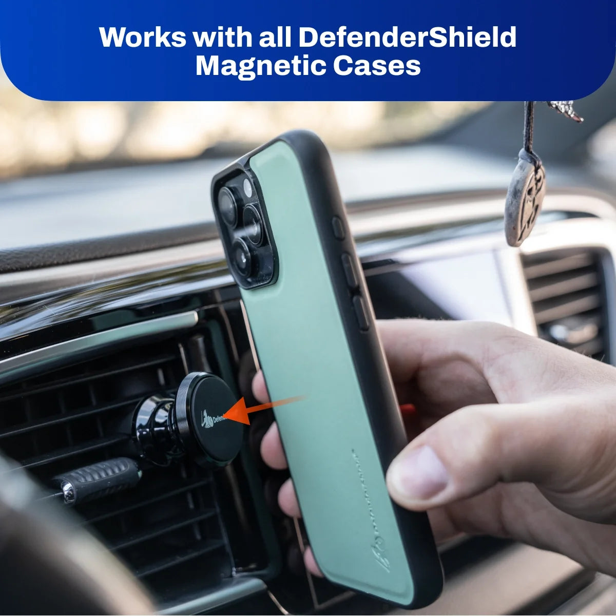 Magnetic Car Phone Holder - Air Vent Mount w/360 Rotation
