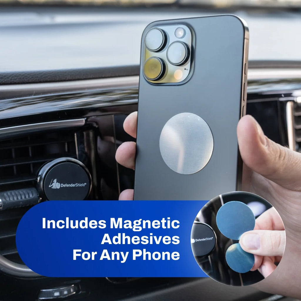 Magnetic Car Phone Holder - Air Vent Mount w/360 Rotation
